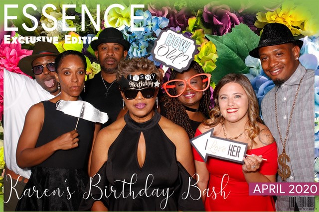 group photo at party